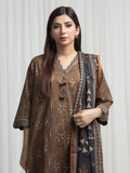 edenrobe Allure Unstitched Printed Khaddar 3Pc Suit EWU6A3-37003