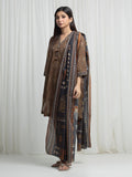 edenrobe Allure Unstitched Printed Khaddar 3Pc Suit EWU6A3-37003