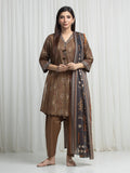 edenrobe Allure Unstitched Printed Khaddar 3Pc Suit EWU6A3-37003