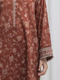 edenrobe Allure Unstitched Printed Khaddar 3Pc Suit EWU6A3-37005