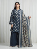 edenrobe Allure Unstitched Printed Khaddar 3Pc Suit EWU6A3-37006