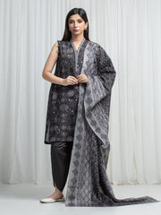 edenrobe Allure Unstitched Printed Khaddar 3Pc Suit EWU6A3-37008