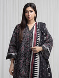 edenrobe Allure Unstitched Printed Khaddar 3Pc Suit EWU6A3-37009