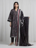 edenrobe Allure Unstitched Printed Khaddar 3Pc Suit EWU6A3-37009