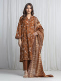 edenrobe Allure Unstitched Printed Khaddar 3Pc Suit EWU6A3-37013