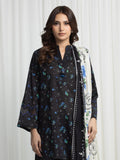 edenrobe Allure Unstitched Printed Khaddar 3Pc Suit EWU6A3-37014