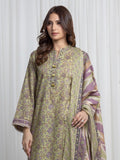 edenrobe Allure Unstitched Printed Khaddar 3Pc Suit EWU6A3-37016