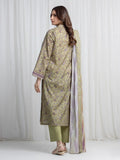 edenrobe Allure Unstitched Printed Khaddar 3Pc Suit EWU6A3-37016