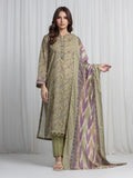 edenrobe Allure Unstitched Printed Khaddar 3Pc Suit EWU6A3-37016