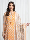 edenrobe Allure Unstitched Printed Khaddar 3Pc Suit EWU6A3-37019