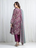 edenrobe Allure Unstitched Printed Khaddar 3Pc Suit EWU6A3-37022