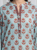 edenrobe Allure Unstitched Printed Khaddar 3Pc Suit EWU6A3-37024