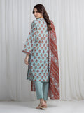 edenrobe Allure Unstitched Printed Khaddar 3Pc Suit EWU6A3-37024