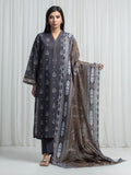edenrobe Allure Unstitched Printed Khaddar 3Pc Suit EWU6A3-37030