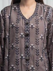 edenrobe Allure Unstitched Printed Khaddar 3Pc Suit EWU6A3-37031