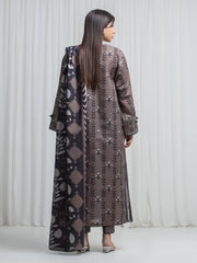 edenrobe Allure Unstitched Printed Khaddar 3Pc Suit EWU6A3-37031