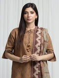edenrobe Allure Unstitched Printed Khaddar 3Pc Suit EWU6A3-37032