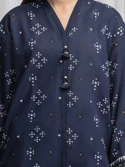 edenrobe Allure Unstitched Printed Khaddar 3Pc Suit EWU6A3-37033