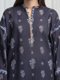 edenrobe Allure Unstitched Printed Khaddar 3Pc Suit EWU6A3-37034
