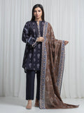 edenrobe Allure Unstitched Printed Khaddar 3Pc Suit EWU6A3-37034