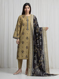 edenrobe Allure Unstitched Printed Khaddar 3Pc Suit EWU6A3-37036