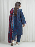 edenrobe Allure Unstitched Printed Khaddar 3Pc Suit EWU6A3-37037