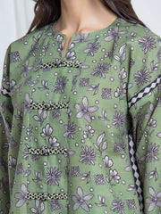 edenrobe Allure Unstitched Printed Khaddar 3Pc Suit EWU6A3-37038