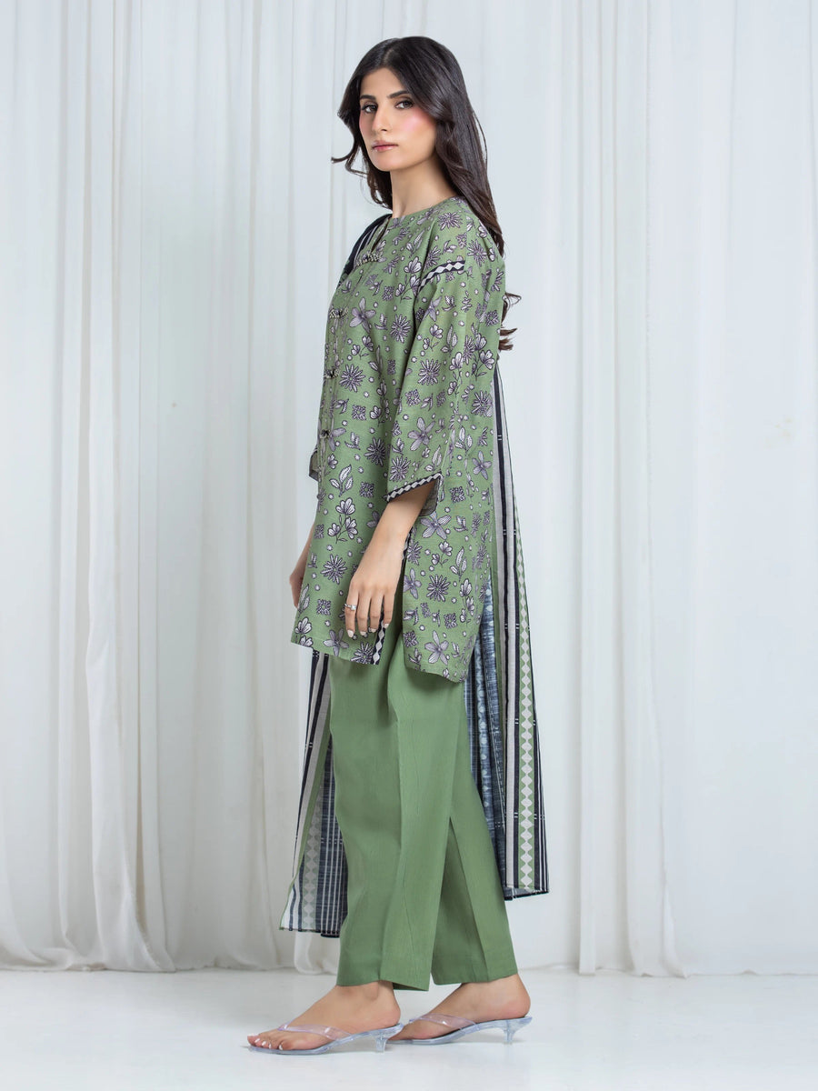 edenrobe Allure Unstitched Printed Khaddar 3Pc Suit EWU6A3-37038