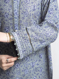edenrobe Allure Unstitched Printed Khaddar 3Pc Suit EWU6A3-37054