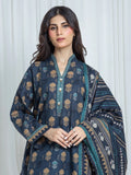 edenrobe Allure Unstitched Printed Khaddar 3Pc Suit EWU6A3-37056