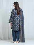 edenrobe Allure Unstitched Printed Khaddar 3Pc Suit EWU6A3-37056