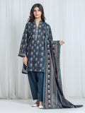 edenrobe Allure Unstitched Printed Khaddar 3Pc Suit EWU6A3-37056