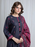 edenrobe Allure Unstitched Printed Khaddar 3Pc Suit EWU6A3-37059