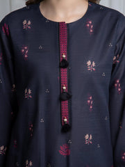 edenrobe Allure Unstitched Printed Khaddar 3Pc Suit EWU6A3-37059