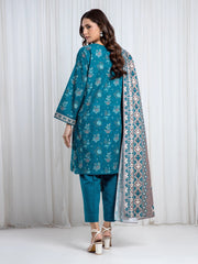 edenrobe Allure Unstitched Printed Khaddar 3Pc Suit EWU6A3-37071