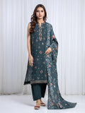 edenrobe Allure Unstitched Printed Khaddar 3Pc Suit EWU6A3-37073