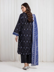 edenrobe Allure Unstitched Printed Khaddar 3Pc Suit EWU6A3-37081