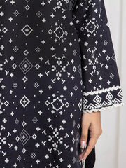 edenrobe Allure Unstitched Printed Khaddar 3Pc Suit EWU6A3-37085