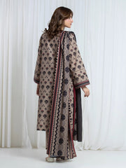 edenrobe Allure Unstitched Printed Khaddar 3Pc Suit EWU6A3-37104
