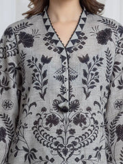 edenrobe Allure Unstitched Printed Khaddar 3Pc Suit EWU6A3-37106