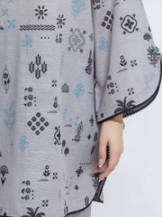 edenrobe Allure Unstitched Printed Khaddar 3Pc Suit EWU6A3-37111