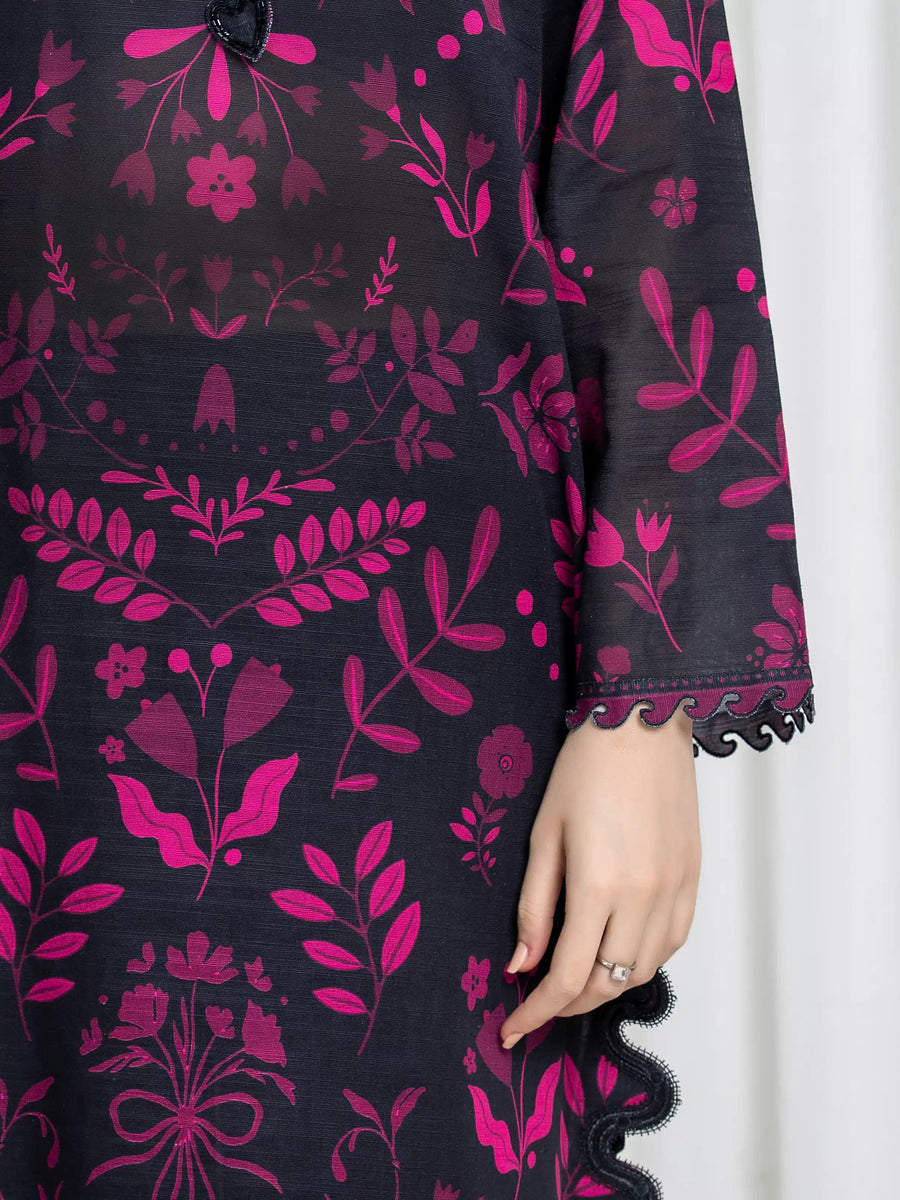 edenrobe Allure Unstitched Printed Khaddar 3Pc Suit EWU6A3-37121