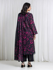 edenrobe Allure Unstitched Printed Khaddar 3Pc Suit EWU6A3-37121