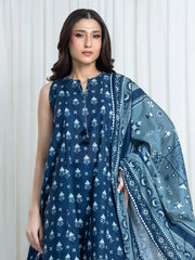 edenrobe Allure Unstitched Printed Khaddar 3Pc Suit EWU6A3-37176