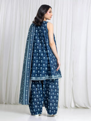 edenrobe Allure Unstitched Printed Khaddar 3Pc Suit EWU6A3-37176