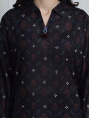edenrobe Allure Unstitched Printed Khaddar 3Pc Suit EWU6A3-37179
