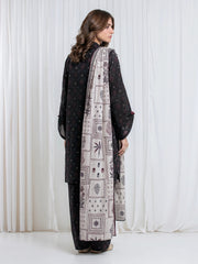 edenrobe Allure Unstitched Printed Khaddar 3Pc Suit EWU6A3-37179