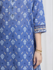 edenrobe Allure Unstitched Printed Khaddar 3Pc Suit EWU6A3-37180