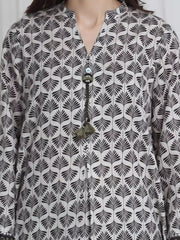 edenrobe Allure Unstitched Printed Khaddar 3Pc Suit EWU6A3-37184