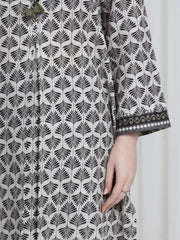 edenrobe Allure Unstitched Printed Khaddar 3Pc Suit EWU6A3-37184